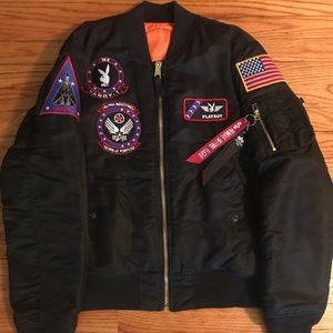ISO Alpha Industries X Playboy.  Vandy-1 Bomber